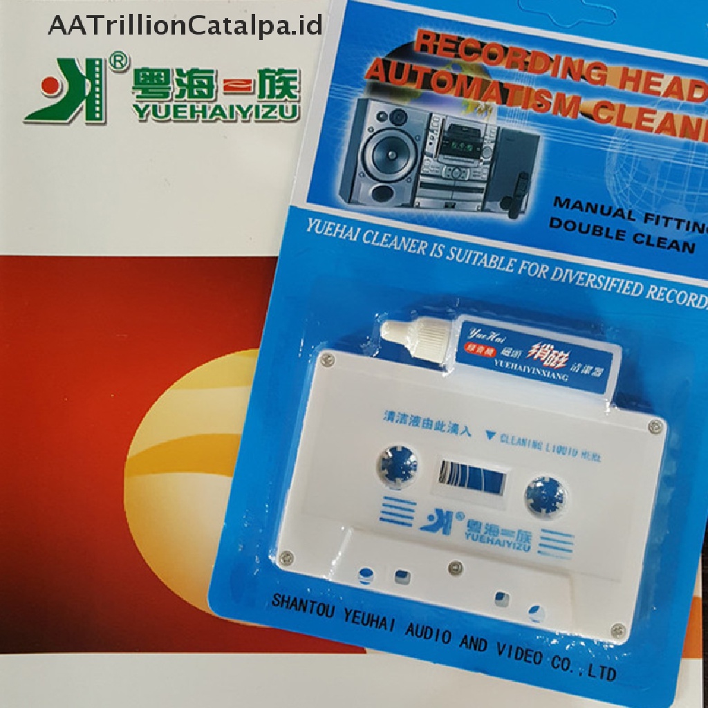 Aatrillioncatalpa Alat Pembersih Kaset Audio + Demagnetizer Untuk Mobil / Rumah