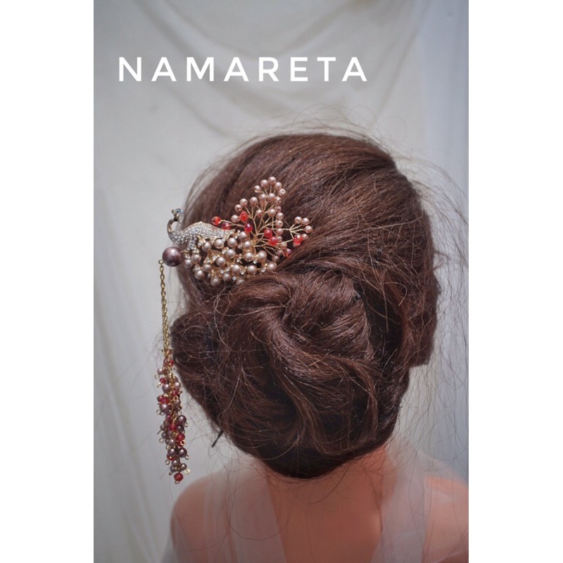 Peaco Tusuk Konde Sangjit Namareta Hairpiece Headpiece Chinese Hairpin Akseses Rambut Cheongsam