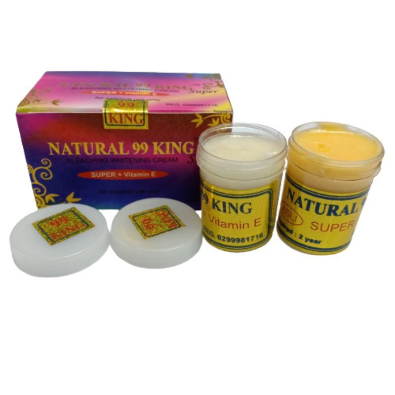 Cream Natural 99 King Original Vit E Asli Krim Siang + Malam