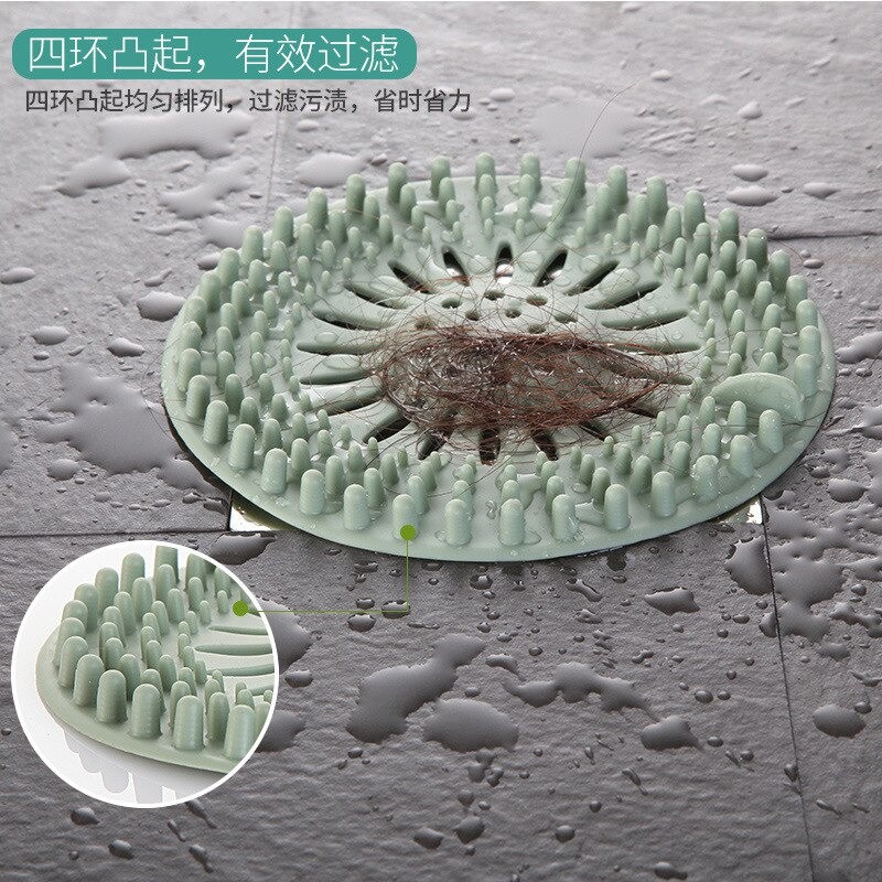 Silikon Penutup Lubang Pembuangan Air Sewer Seal Leak Anti-Blocking Filter Cover - YSJ223