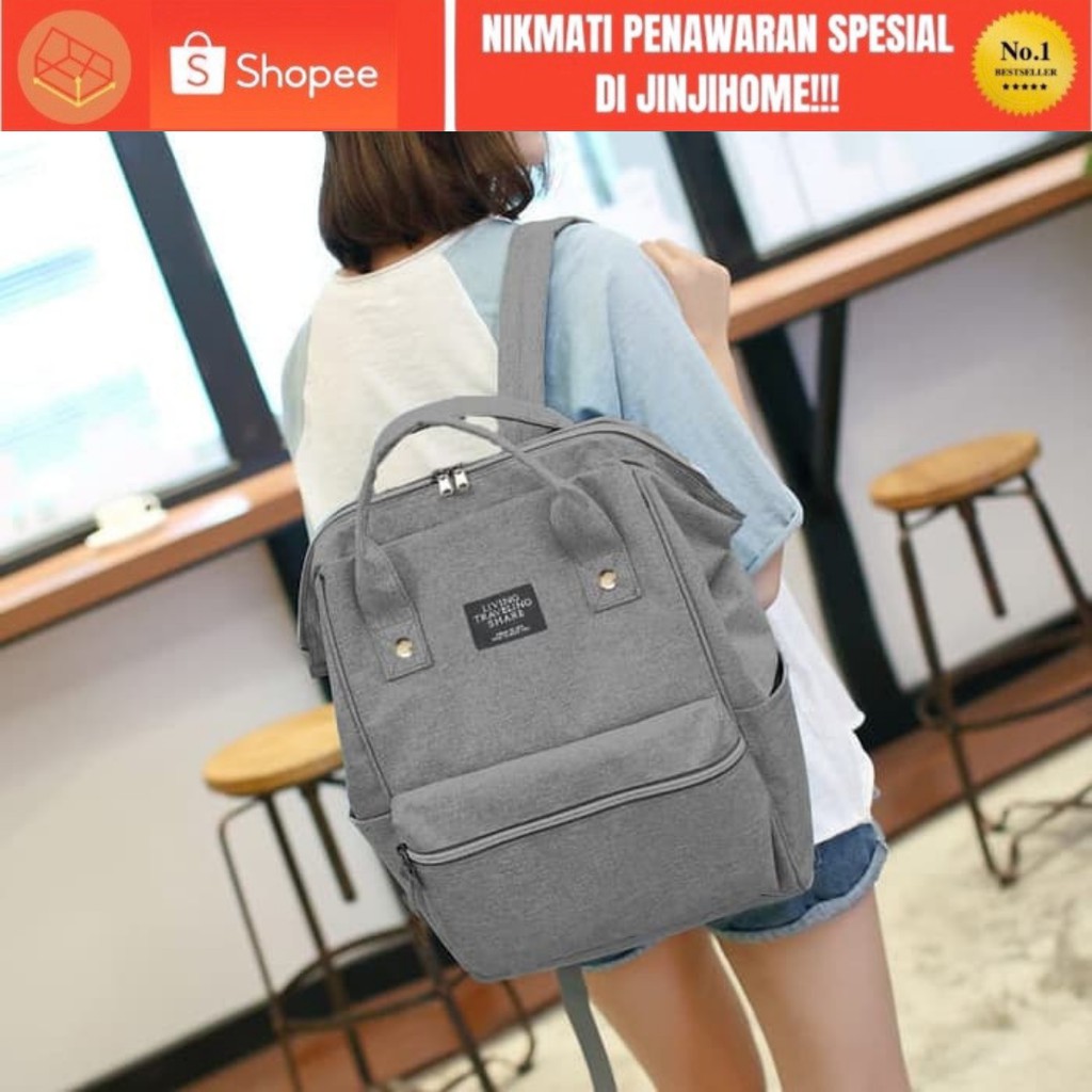 Tas Ransel Living Traveling Share Denim