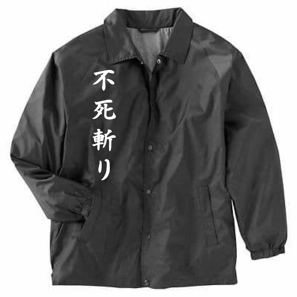 Jaket Coach pria wanita Tulisan China Logo White jaket Coach polos Jaket Parasut Pria - UNISEX