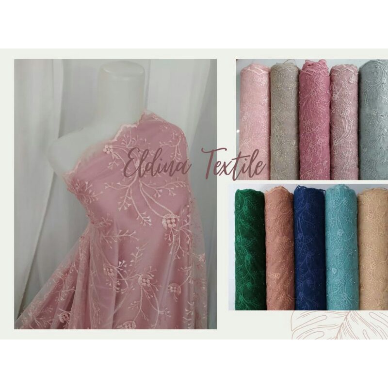 {ELDINA TEXTILE} KAIN TILE / TILE AKAR / TILE BORDIR