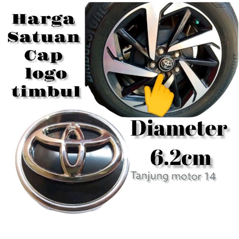 tutup velg atau tutup AS roda GRAND AVANZA RUSH 2018 2019 2020