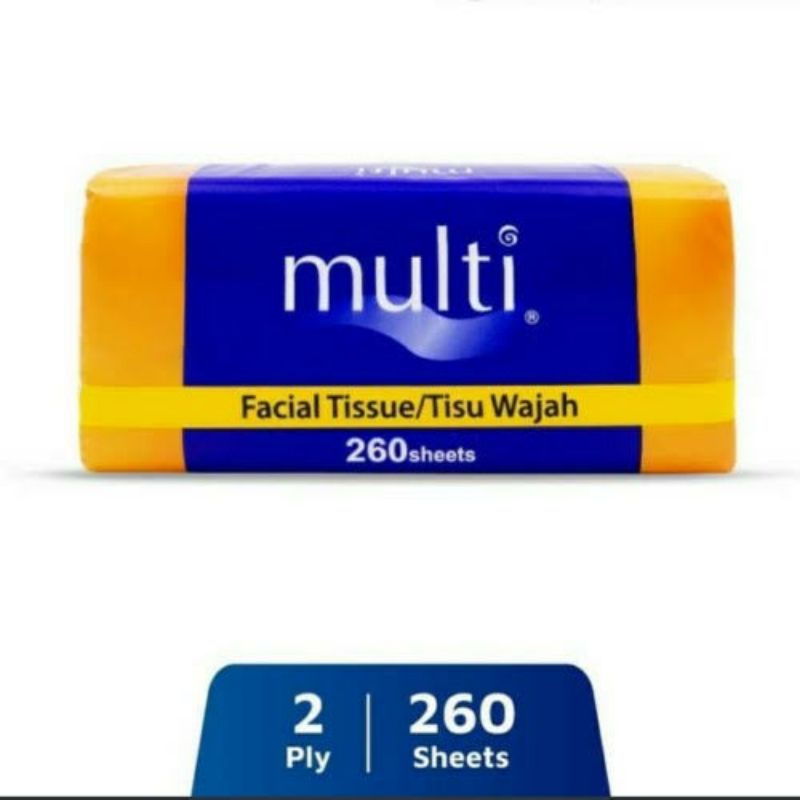 Tissue Multi MP-01 Facial 260 Sheets barcode 8992931025011