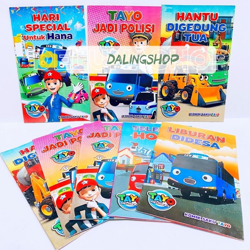 Jual Dalingshop Buku Dongeng Buku Cerita Tayo Anak Boboy Boba