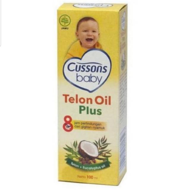 Cussons Baby TELON OIL PLUS 60ml +12ml 8 hours Protection | Minyak Telon Cussons | Minyak Telon Bayi