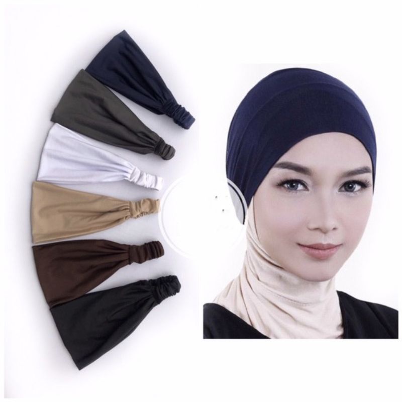 TAFBABY Ciput Bandana Inner Jersey Dalaman Hijab Jilbab Kerudung