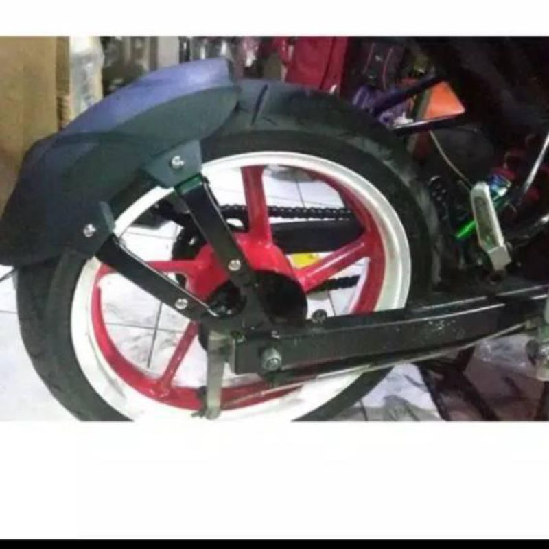 MUDGUARD SPAKBOR BELAKANG KOLONG SPAKBOR M0T0R SPORT PENAHAN LUMPUR  VIXION VERZA XABRE SATRIA F HIU CBR CB