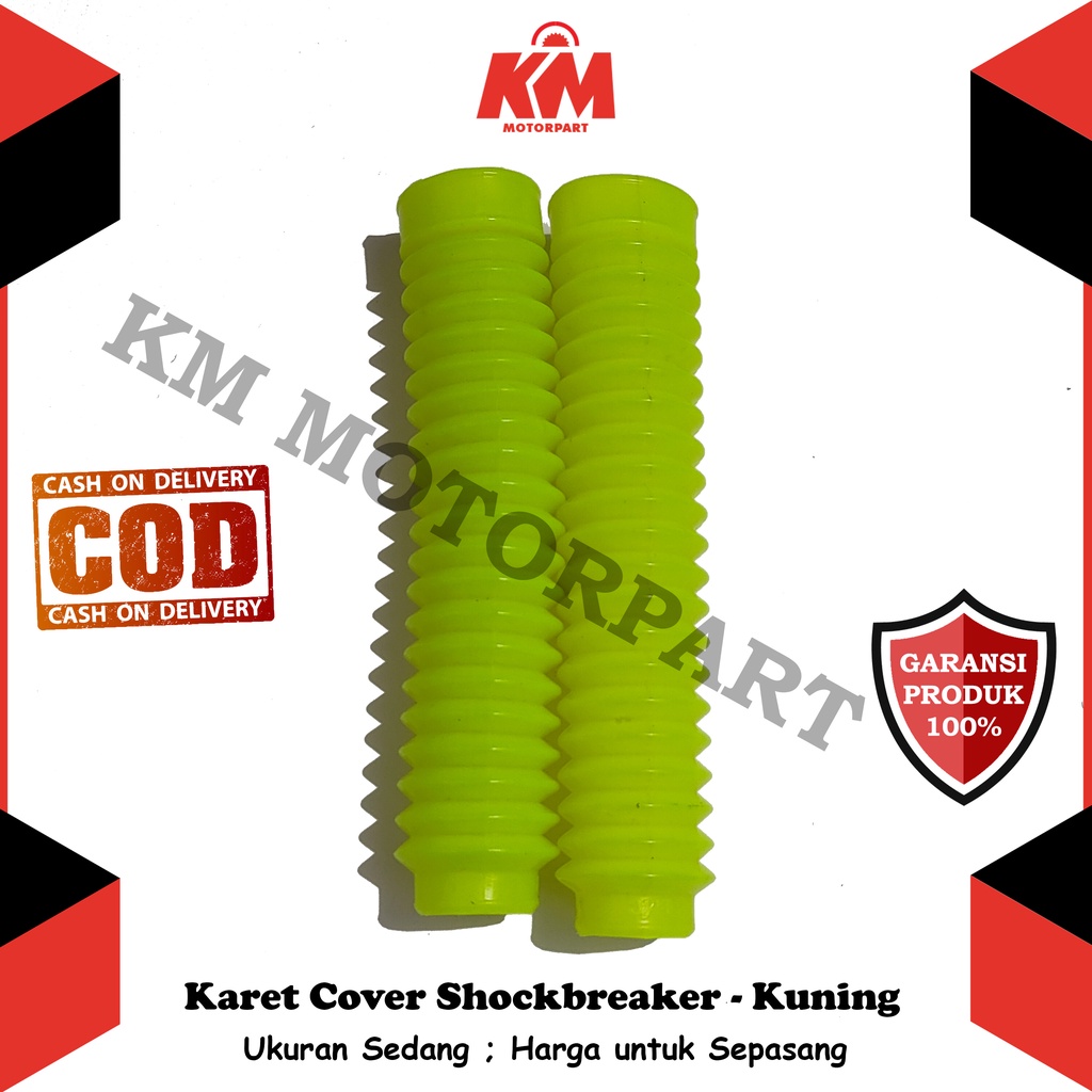 Karet Shock Depan JUMBO 26cm Cover Pelindung Sok Trail KLX CRF Byson KTM Dll Bahan Berkualitas