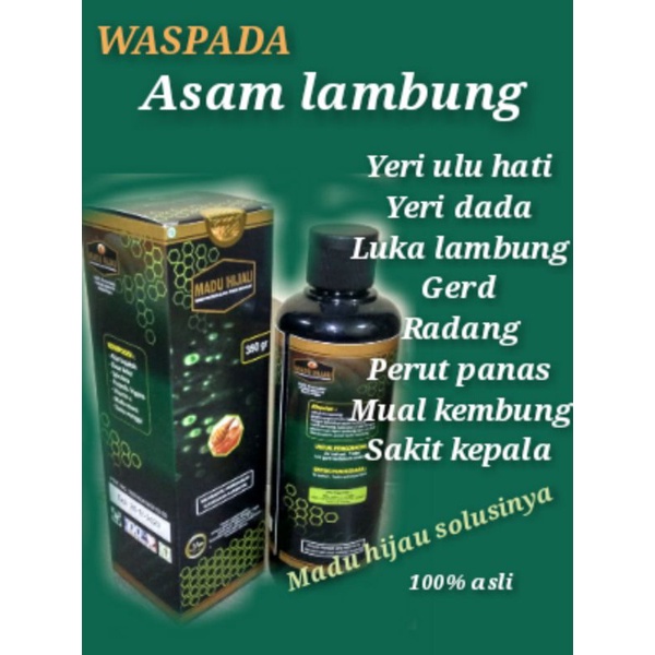 MADU HIJAU HERBAL ASLI ORIGINAL - EFEKTIF - OBAT SAKIT MAAG - ASAM LAMBUNG - GERD - RADANG LAMBUNG nyeri ulu hati sering masuk angin susah tidur kurang nafsu makan meningkat imun tubuh dan stamina tubuh menjaga kesehatan saat puasa lebaran-1