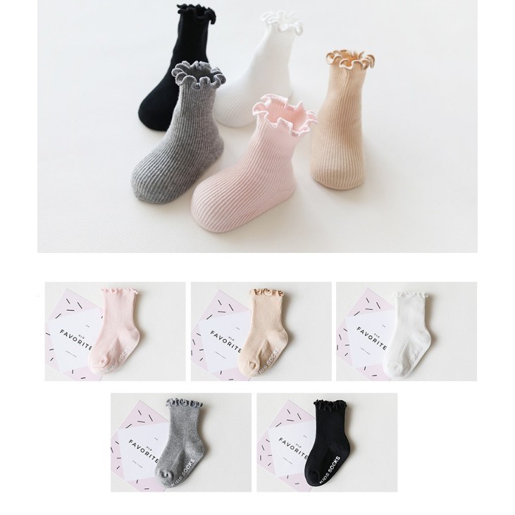 Kaos kaki bayi / kaos kaki anak polos import motif truffle