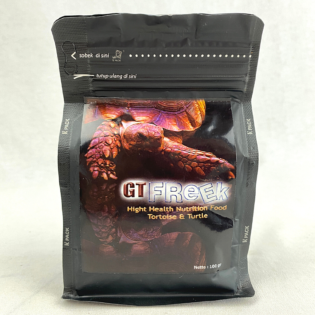 

GTFREEK Makanan Kura TORTOISE and TURTLE Food 100gr