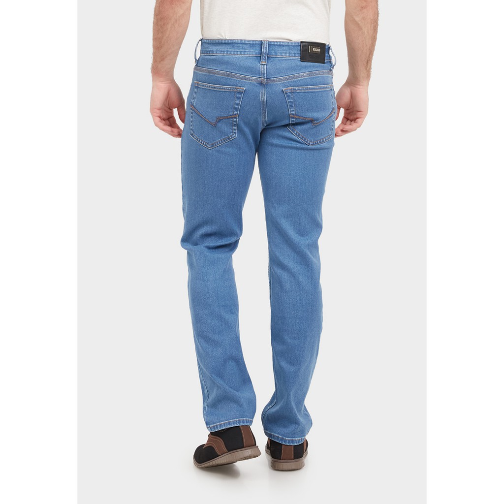 JBBoss Celana Panjang Jeans Polyring Stretch Regular Fit (Light Blue) / Ramayana Jatinegara