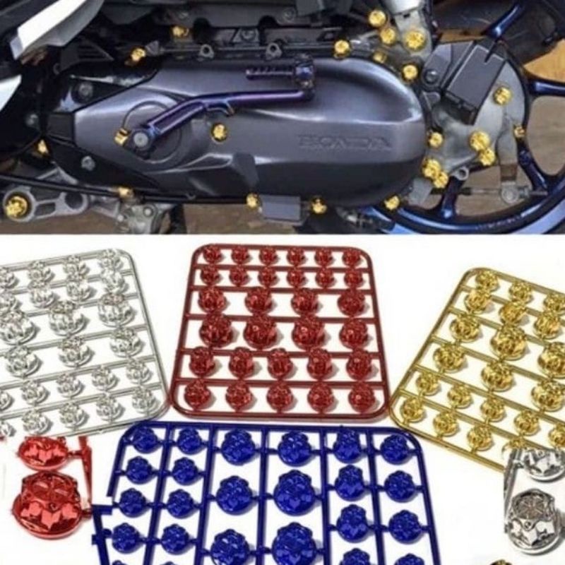 COVER TUTUP BAUT PROBOL VARIASI  BAHAN PLASTIK UNIVERSAL MOTOR