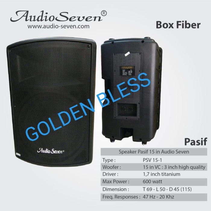 speaker Audio seven 15 - 1 full ram