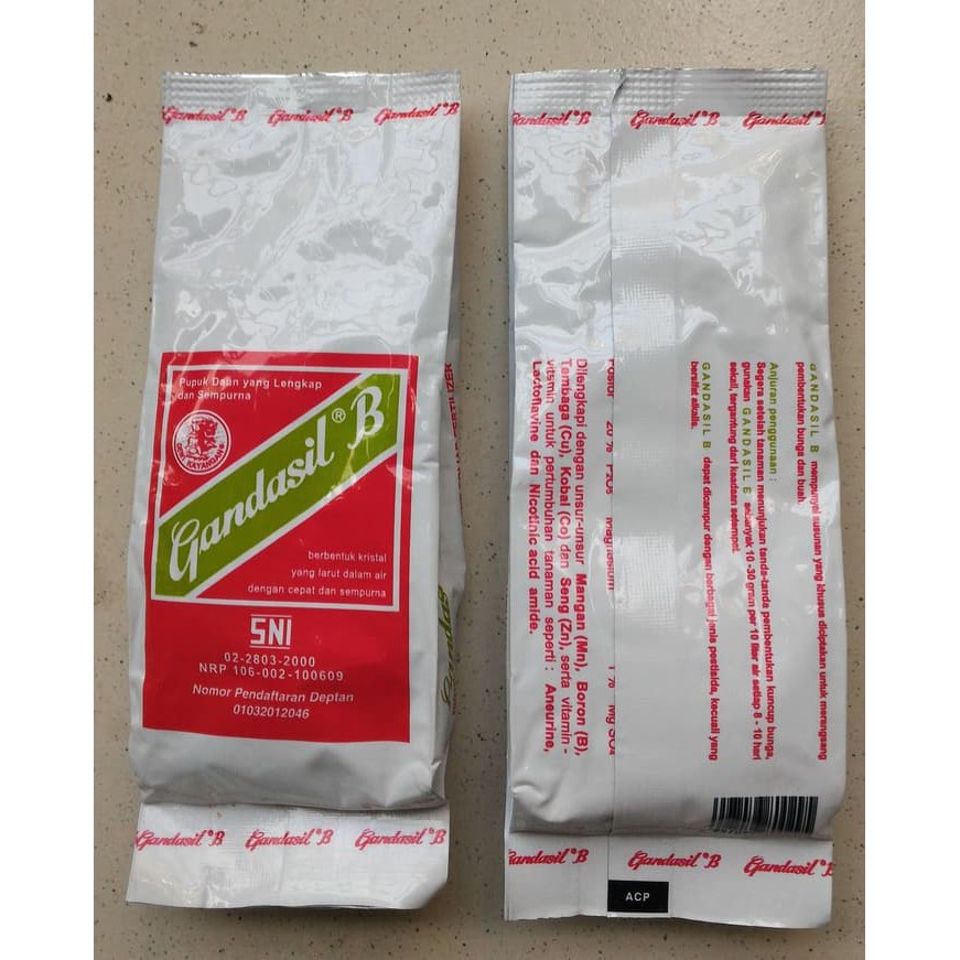 PUPUK GANDASIL B 6-20-30- isi 100 g