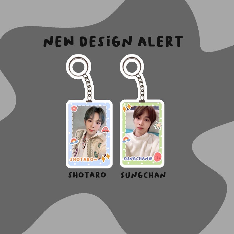 NCT CLEAR KEYRING KEYCHAIN GANTUNGAN KUNCI NCT127 NCTU