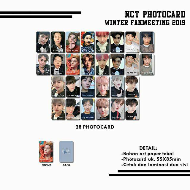 NCT WINTER FANMEETING 2019 PHOTOCARD