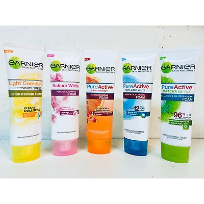 ★ BB ★ GARNIER Light Complete Brightening | Pure Active | Sakura White Foam | Scrub | GEL 100ML