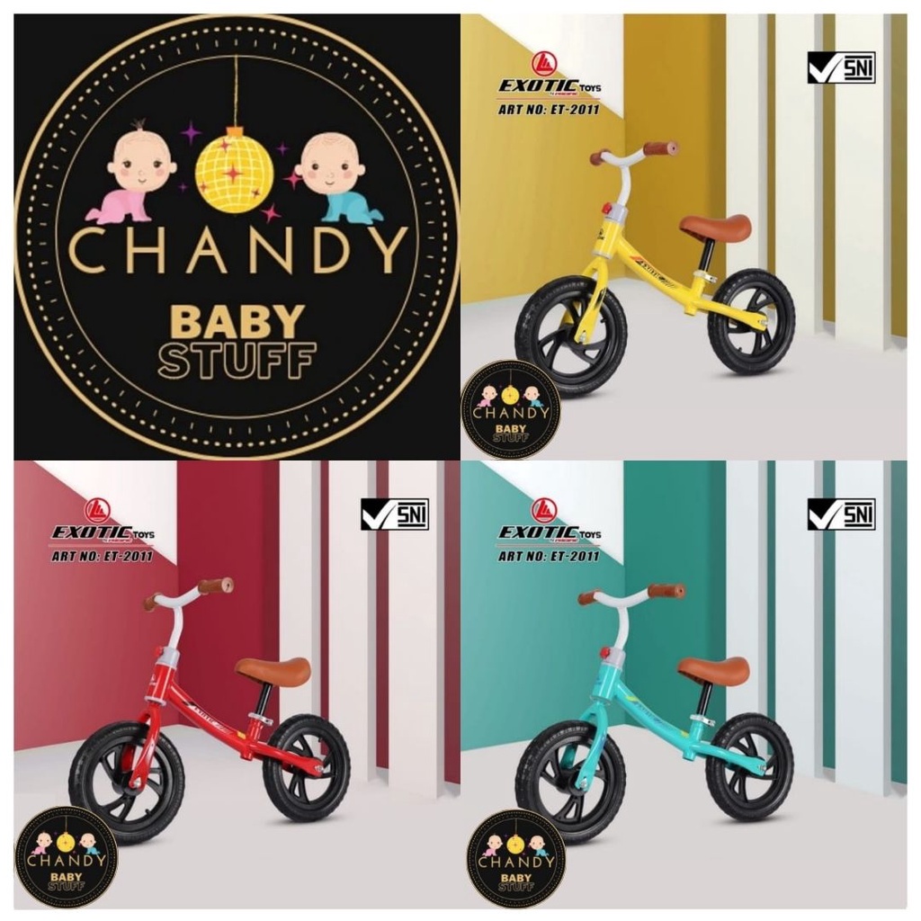 SEPEDA ANAK BALANCE BIKE TANPA PEDAL ET 2011