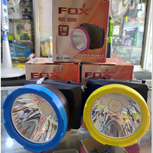 Senter Kepala - Headlamp Fox 5Watt white / warm white GE250