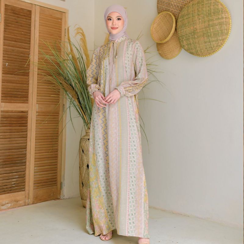 Kina Dress Lime M by Muda Official