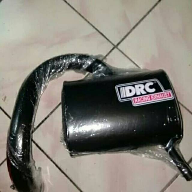 Knalpot vespa tahu racing drc