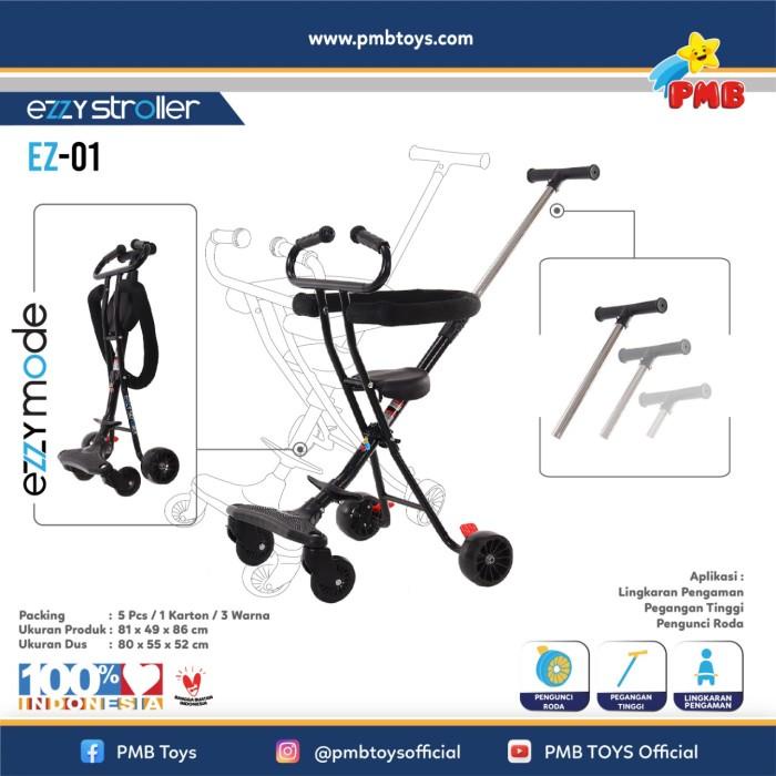 Ezzy Stroller PMB Micro Trike Roda 4 Kursi Dorong Ezzyy stroller EZ-01