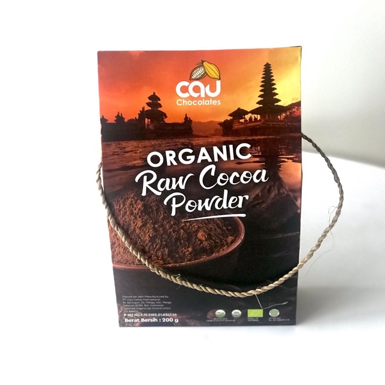 Cau Chocolate, Organic Raw Cocoa Powder 200gr