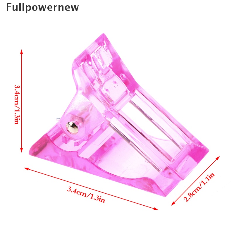 [FULL] 5/10pcs Nail Tips Clip Quick Building Poly Builder Gel DIY Extension Clamp Clips