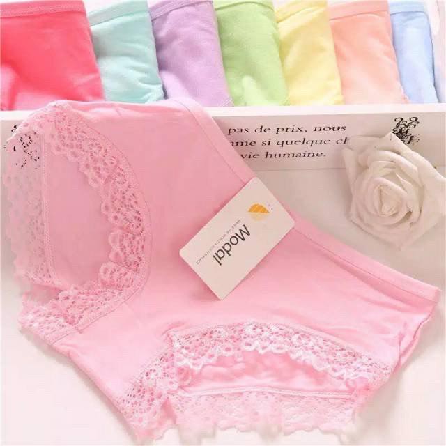 CD RENDA WANITA/ UNDIES RENDA LOVE/ CELANA DALAM WANITA UKURAN M-XXL