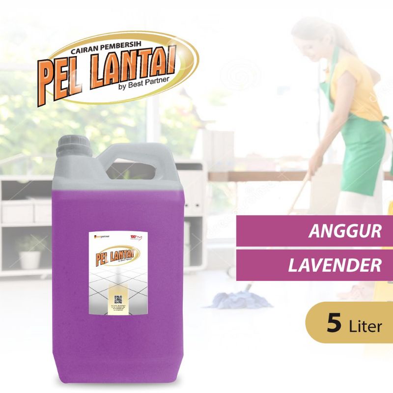 Super pel pembersi lantai aneka aroma kemasan jurigen 5 liter