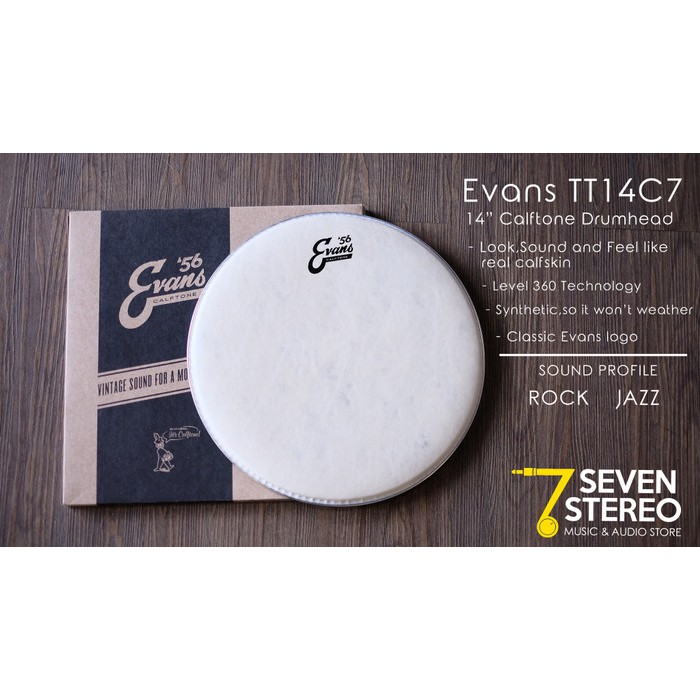 Evans TT14C7 14 Inch Snare Drum Heads