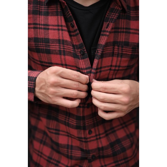 Mubeng X Bleed Limited Kemeja Flannel Code 05