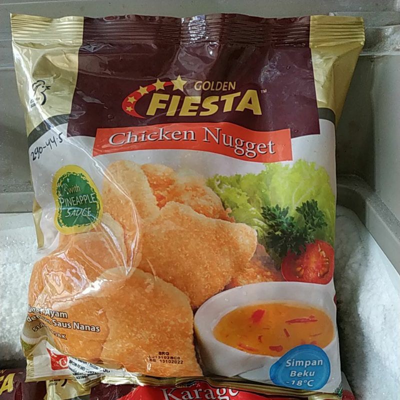 

Golden Fiesta chicken nugget 500gr