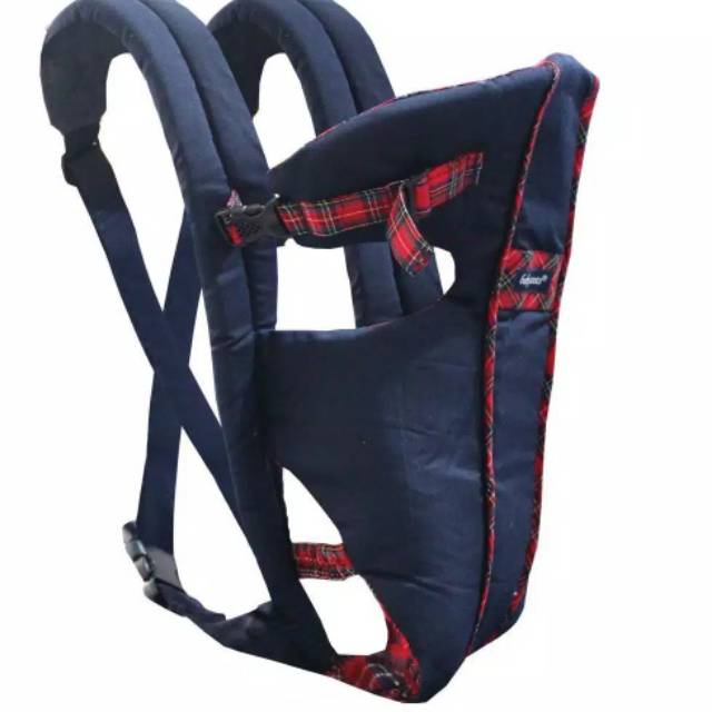 GENDONGAN BAYI DEPAN POLOS-SCOTS COMBINATION BABY CARRIER ISG001-GENDONGAN RANSEL MULTIFUNGSI