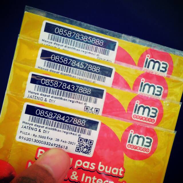 Nomer Cantik Im3 Triple 8