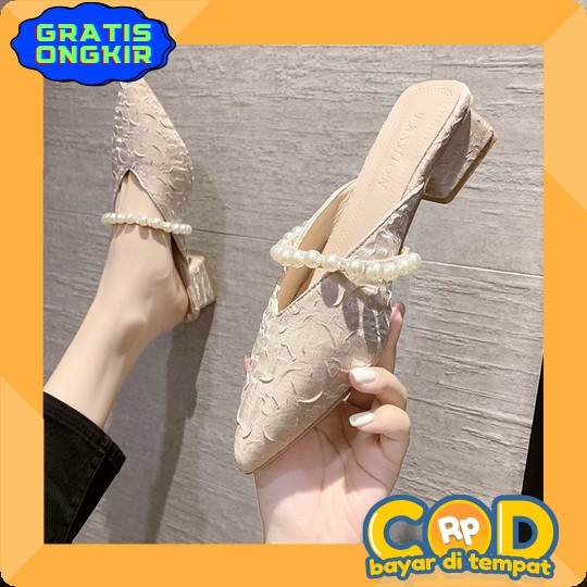 Big Size 36-42 Sandal Pesta Remaja Hak Tinggi Wanita Kekinian High Heels Pesta Heels Import Premium 