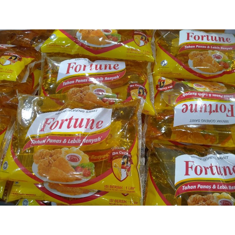 

MINYAK GORENG FORTUNE 1 LT BANTALAN.