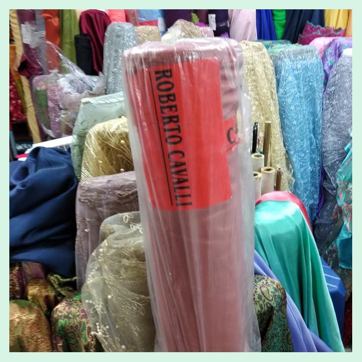 KAIN SATIN VELVET BY ROBERTO CAVALI