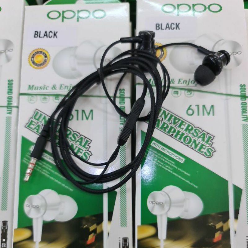 Handsfree Headset Earphone Oppo Music &amp; Enjoy With Mic