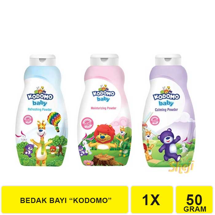 BEDAK BAYI KODOMO BOTOL 50 GRAM / KODOMO BABY POWDER BOTOL 50 GRAM