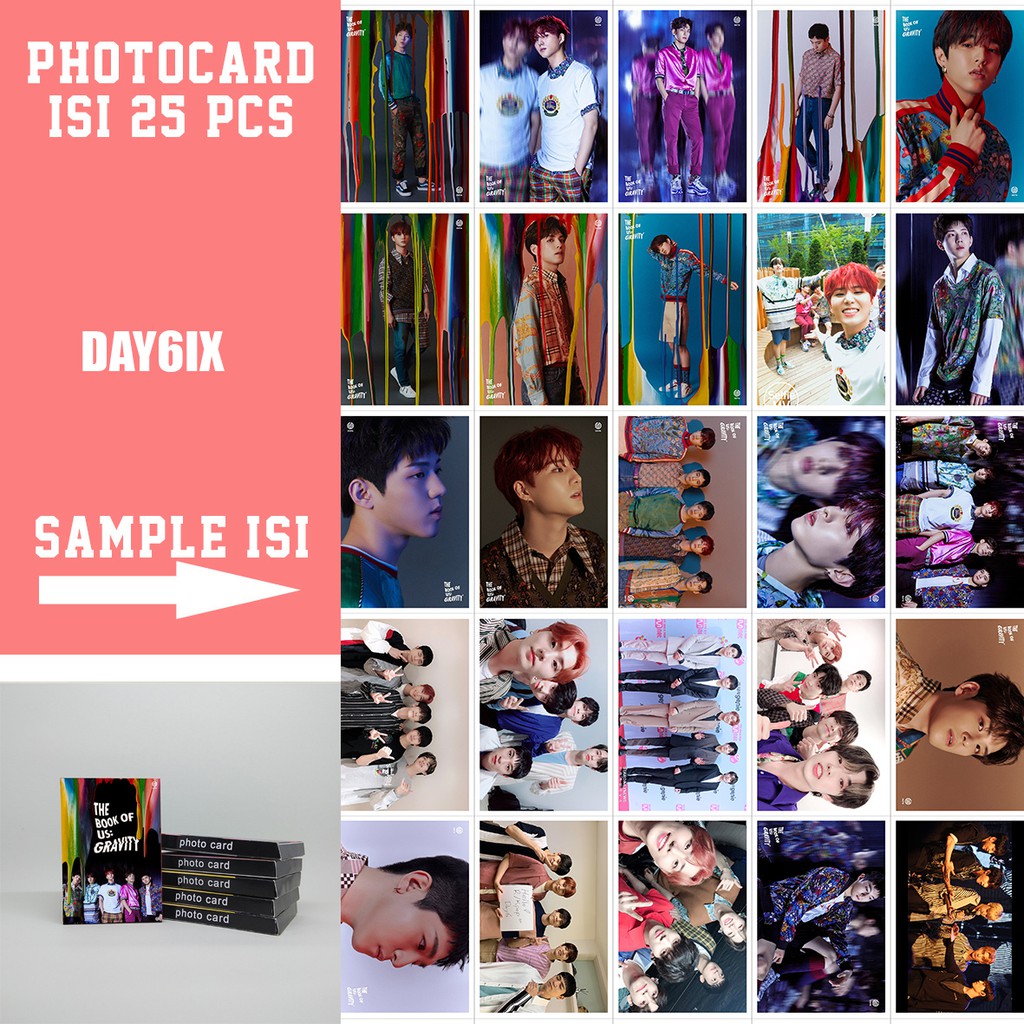 Photocard day6 1pack isi 25pcs (cod )