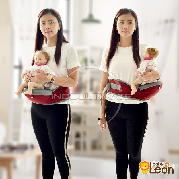 Baby Leon Gendongan Bayi Hipseat IM BY-60-GB / BY-6075 / BY-6077 Gendongan Anak Depan Multifungsi