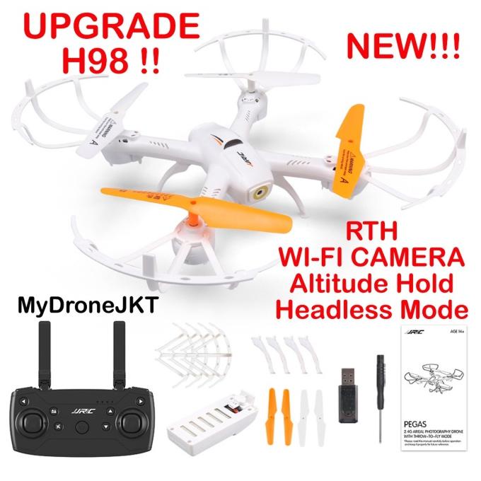 Drone JJRC H98 murah Camera 420P kamera + slot Memory Card