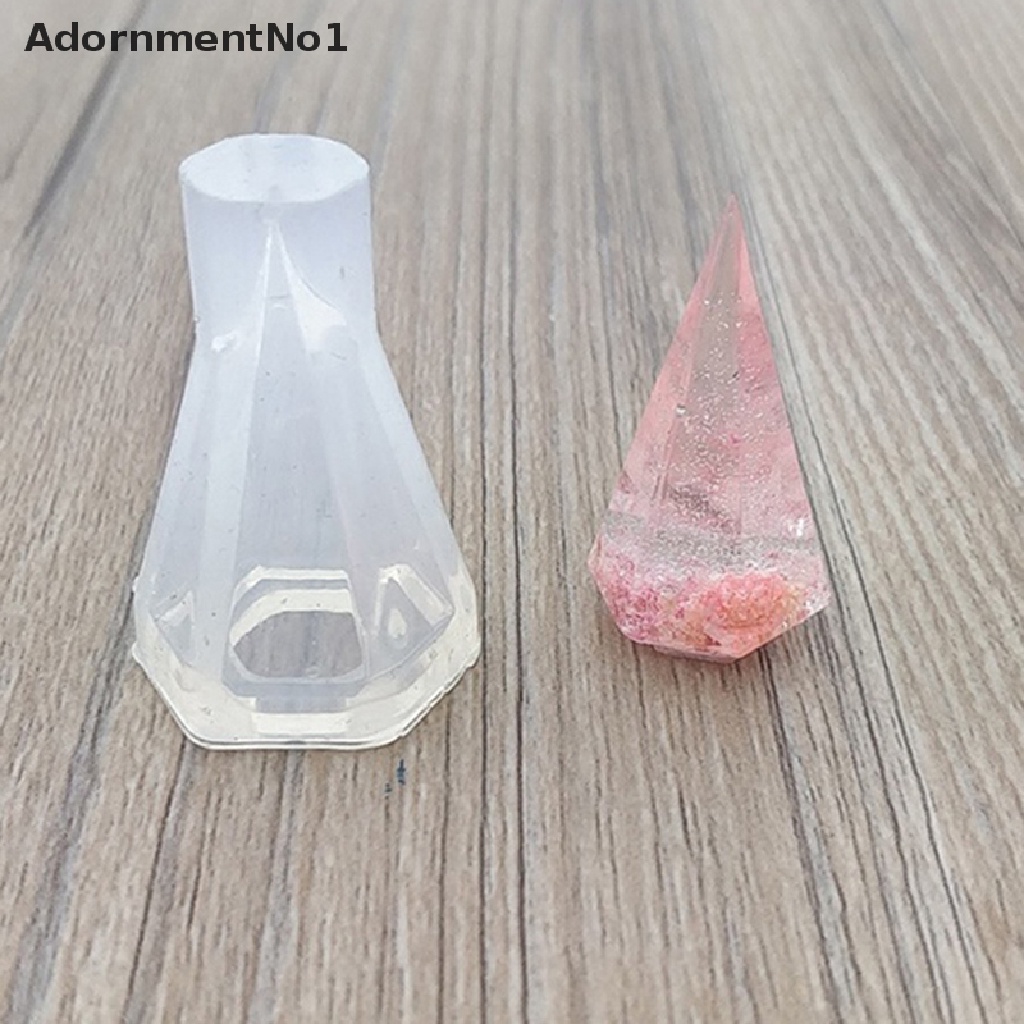 (AdornmentNo1) 1pc Cetakan Resin UV Bentuk Tetesan Air 3D Bahan Silikon Untuk Kerajinan Tangan DIY