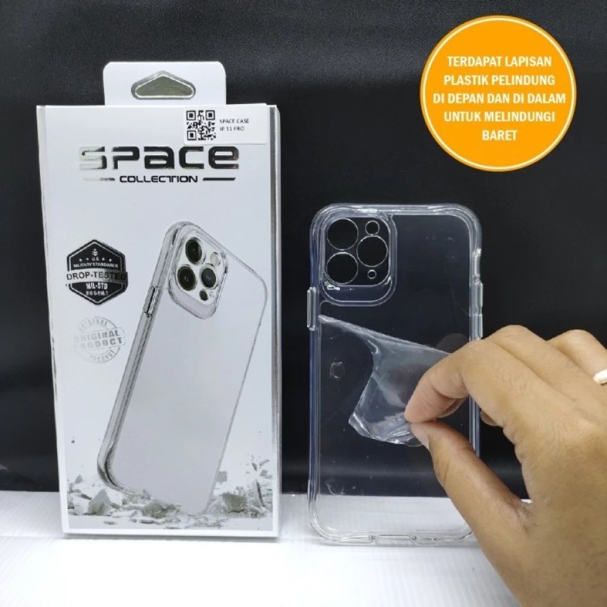 SPACE Case Samsung A73 5G / A03S / A22 4G / A32 4G / A72 / S20 FE / S20 Ultra / S21 / S21 Plus / S21 Ultra / Note 10 Plus / Note 20 Plus Drop Resistan Anti Shock