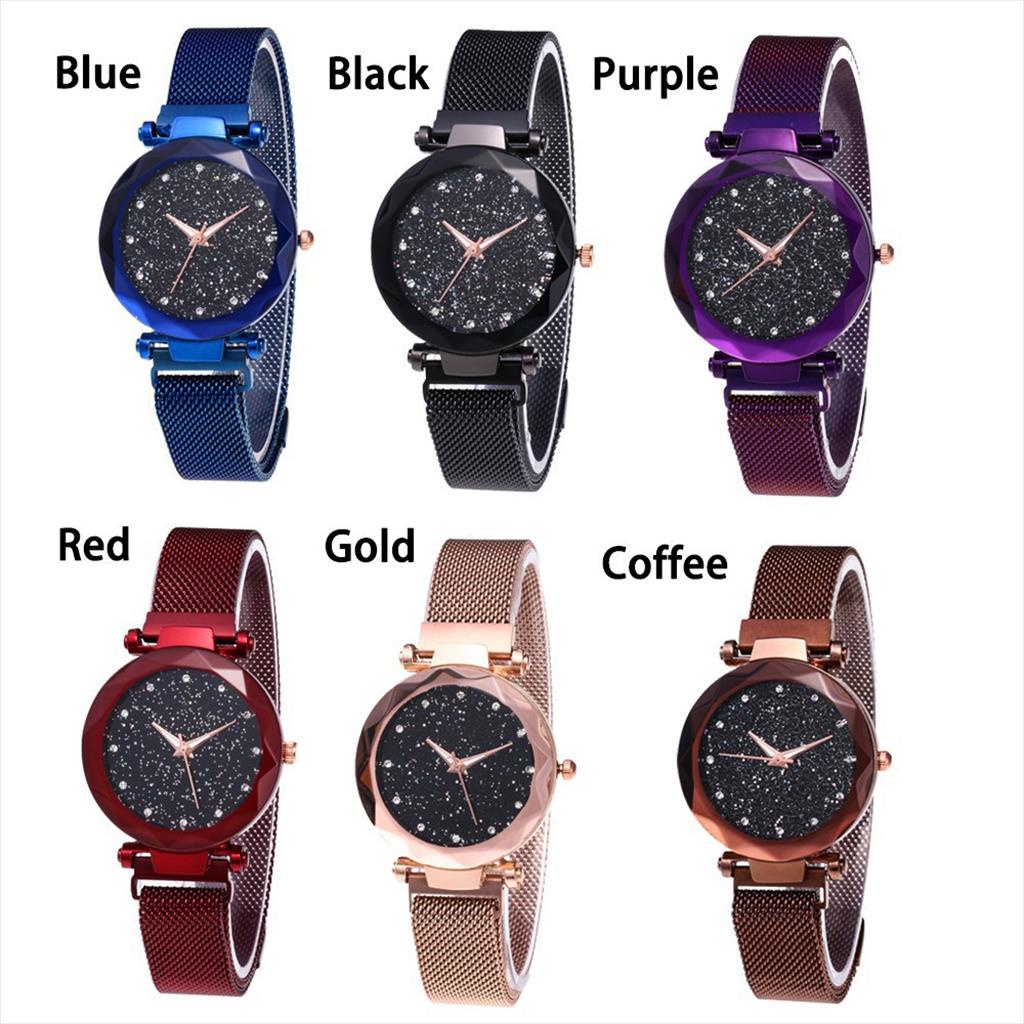 YA 158 - Jam Tangan Wanita Magnet Pasir Glitter