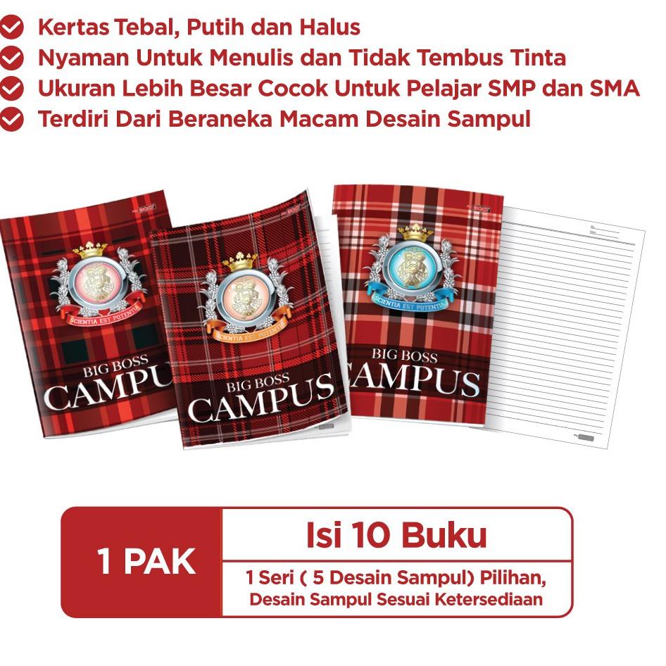 

は BigBoss Campus Buku Tulis 50 Lembar カ